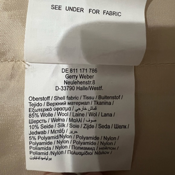 Gerry Weber wool/silk blend cropped pea coat - Picture 5 of 5